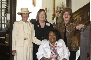 Presidents Elaine Waidelich, Sharyn Bowman, Anna DiBella, Bernice Reid (seated)