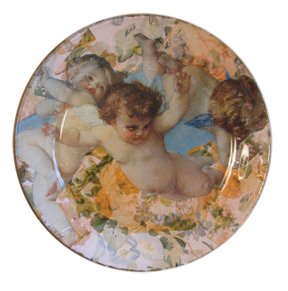 Polly Dages art, plate