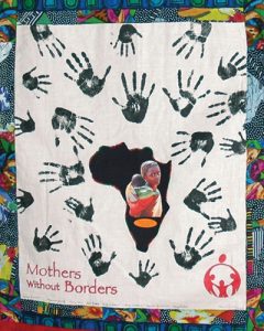 A panel in the Tapestry for Peace.