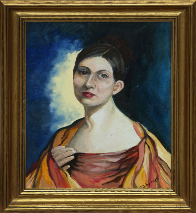 19th Century Lady painting