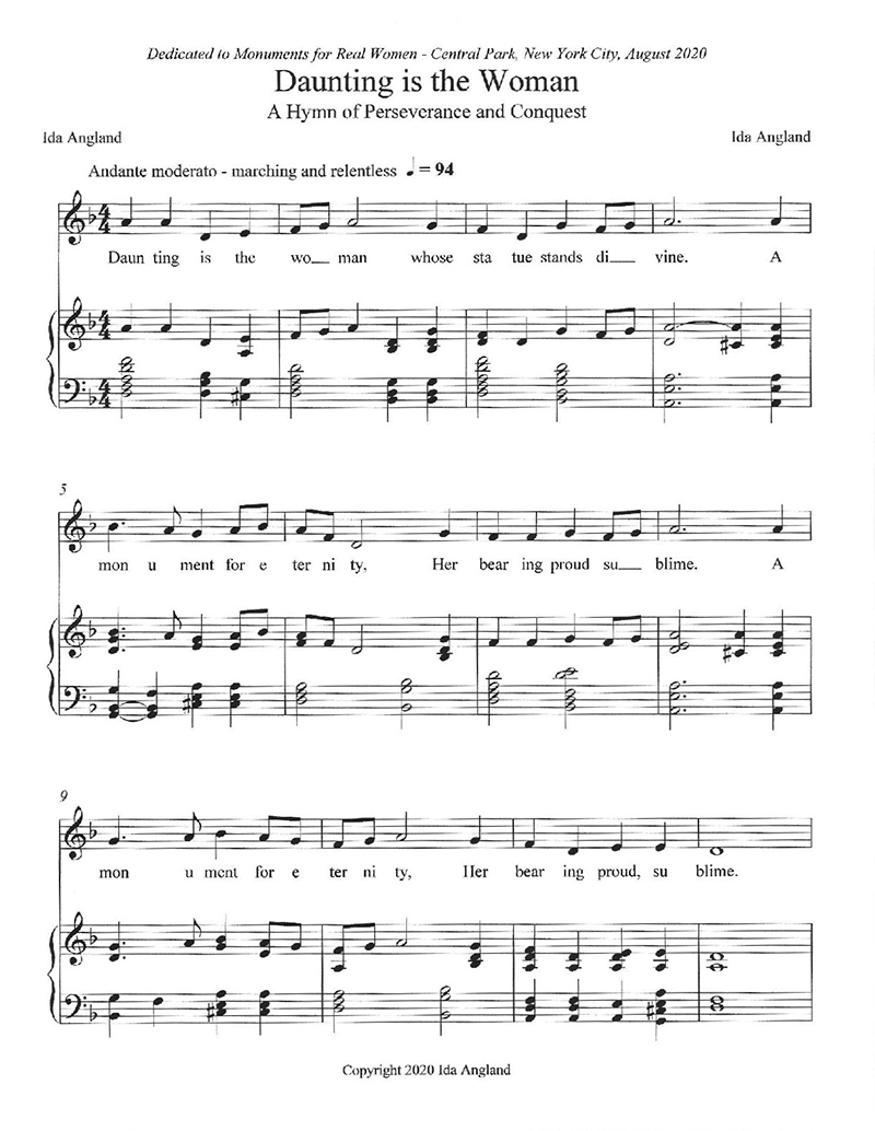 Daunting is the Woman - music and lyrics by Ida Angland-page-001