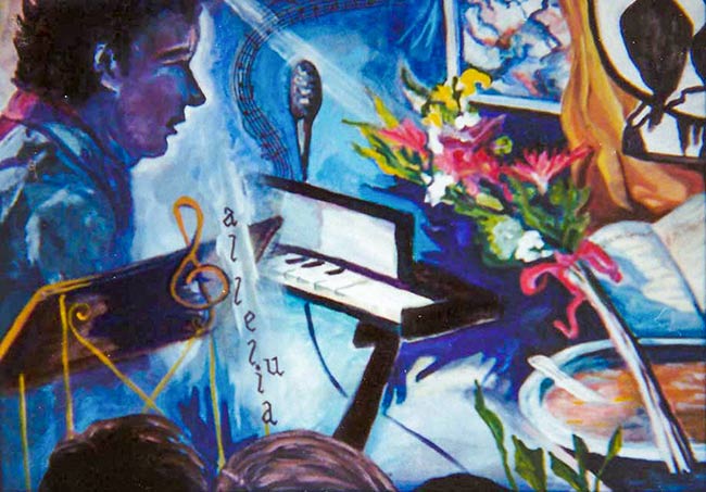 Featured Art: Bette Miller at the Keyboard