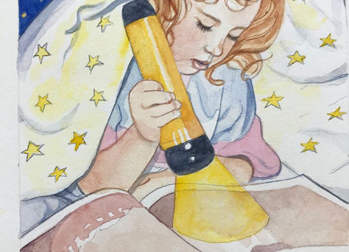Featured Art: Child Reading