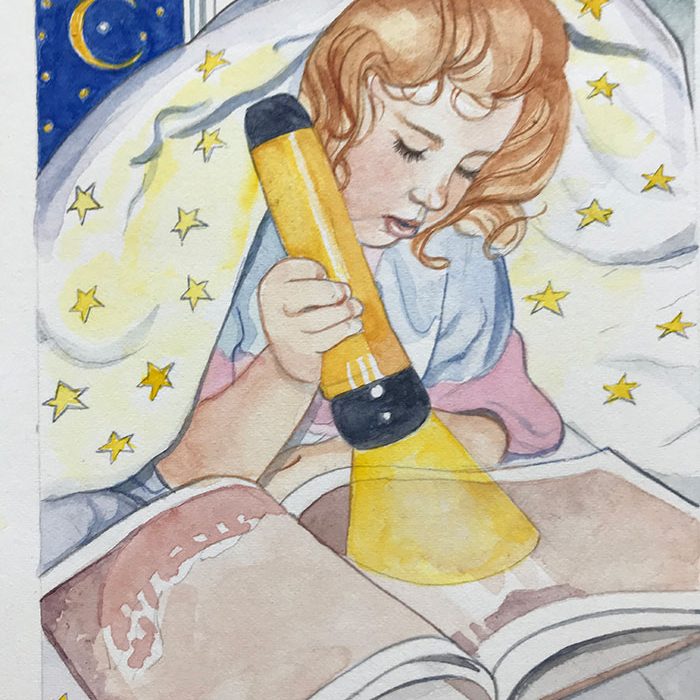 Featured Art: Child Reading