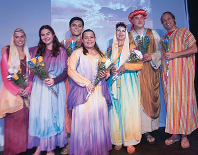 The cast of "Miriam and Women of the Desert."