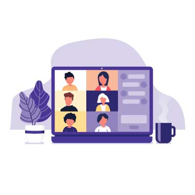 videoconference screen