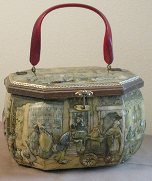 Decoupage purse