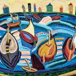 Oil painting by Nan Hass Feldman