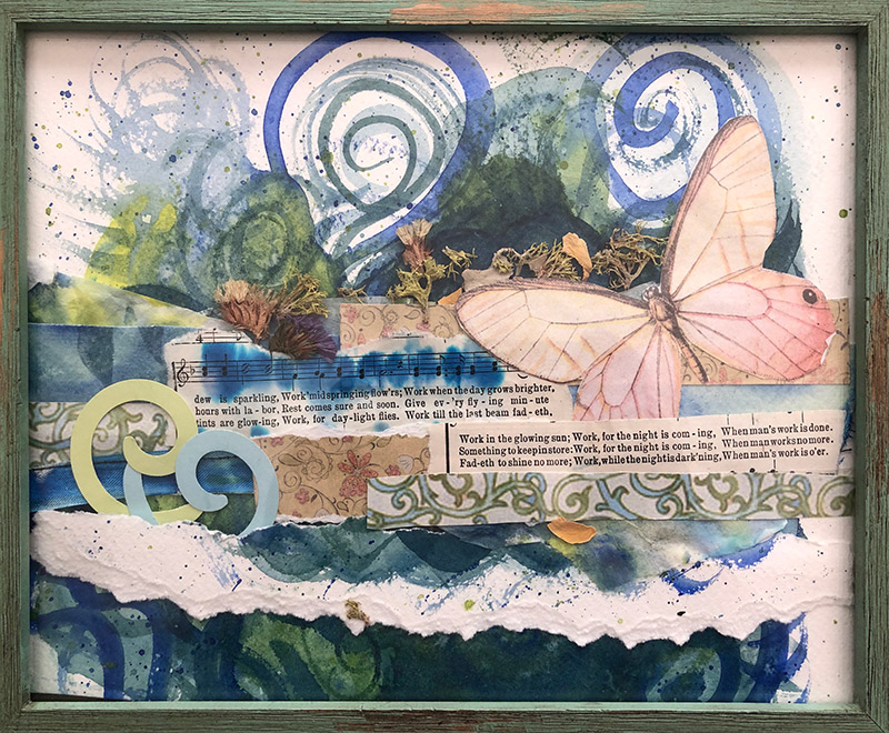 Mixed media by Lorraine Gabbert
