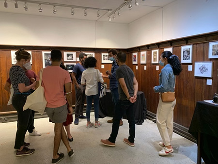 gallery visitors