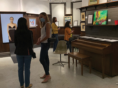 Gallery scene