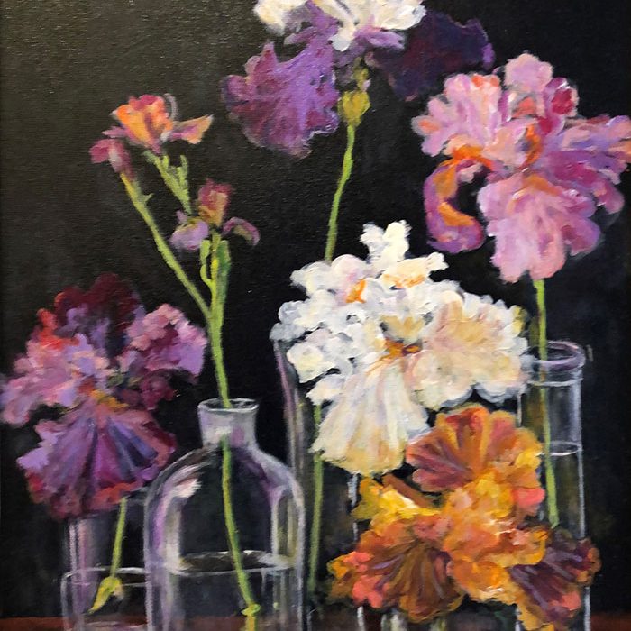 Featured Art: Irises in Vases Featured Art: Irises in Vases