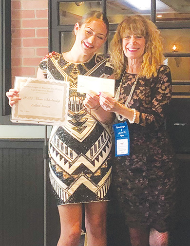 Student with certificate