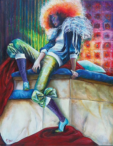 whimsical oil painting