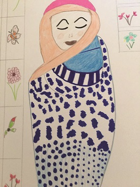 painting of a woman