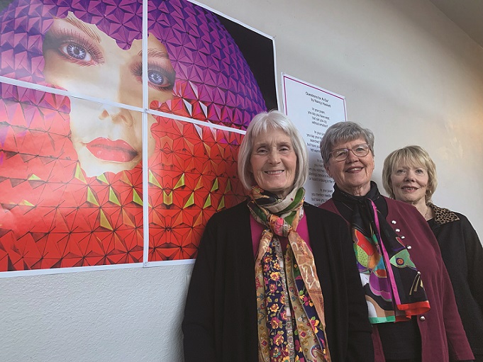 Collision Trio Modesto: Nancy Haskett, Lynn Hansen, and Linda Prather Nelson