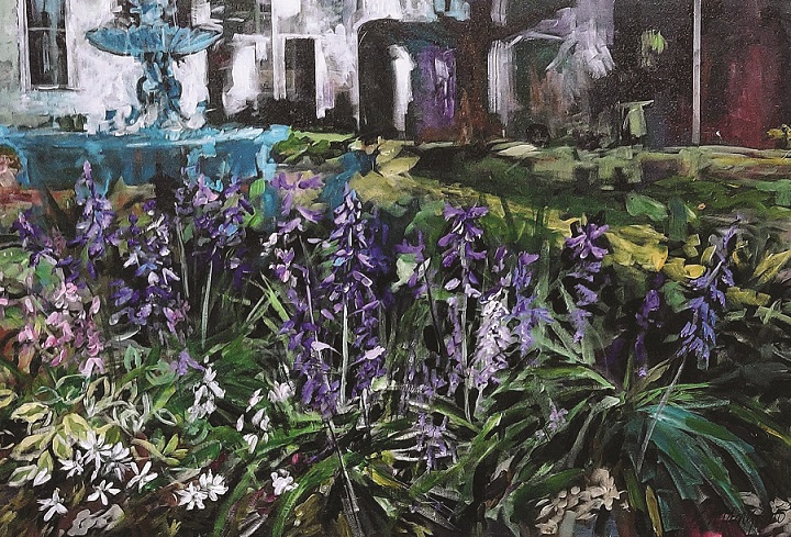Carol Mangano_ Bluebells in Fountain Park
