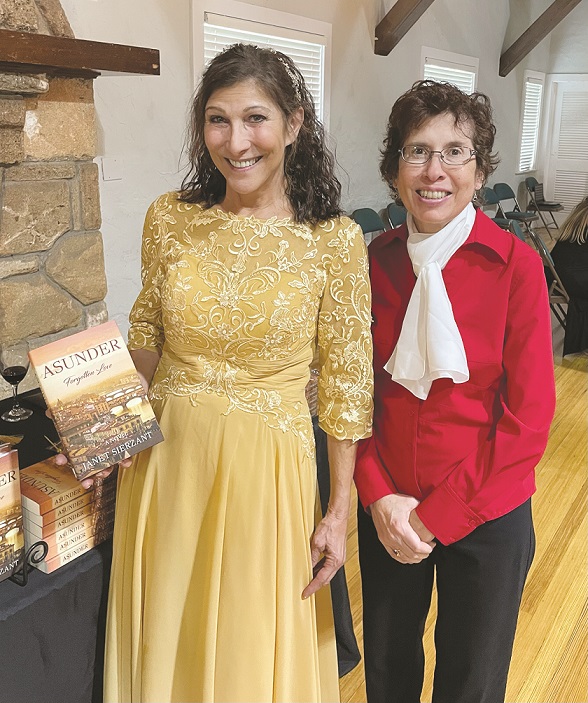 Vero Beach Branch President Mary Jane Ingui with the author, Janet Sierzant