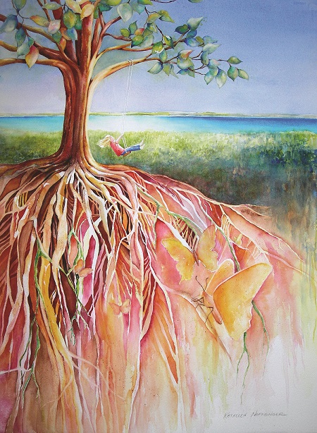 Kathleen Noffsinger Life of Tree Wings and Roots