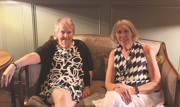 Mary Gardner and National President Sheila M. Byrnes 