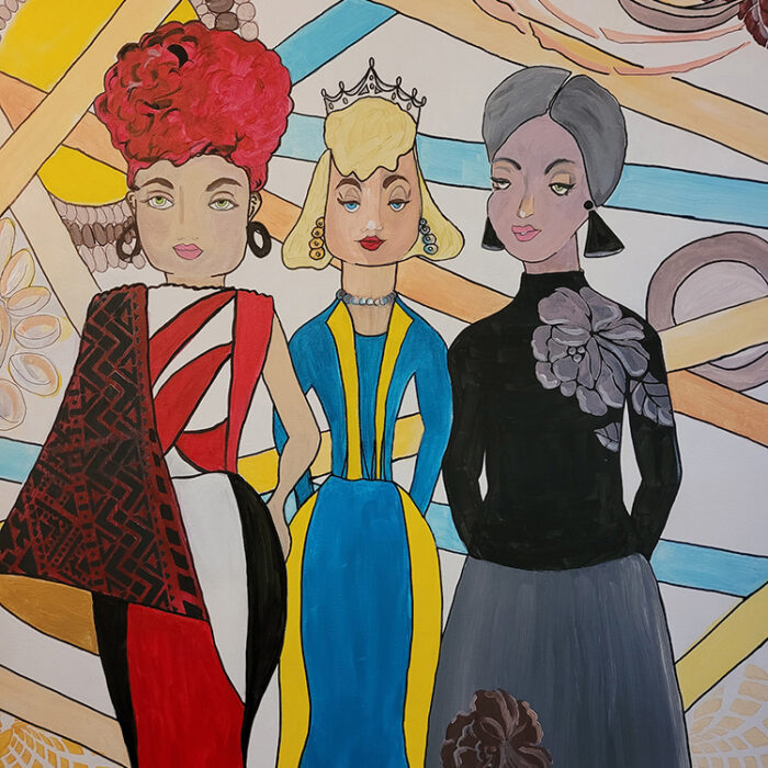 Featured Art: Three Goils Are Thee