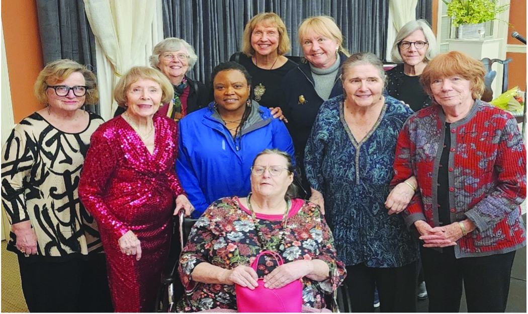 Diamond State Branch members with Evelyn Swensson