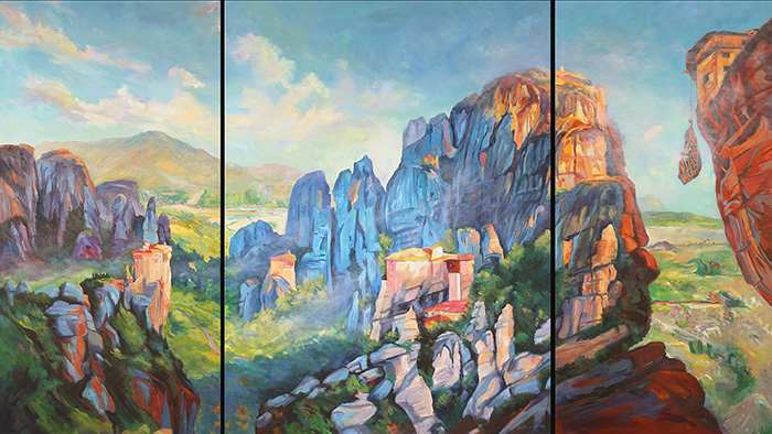 Featured Art: Meteora Monasteries