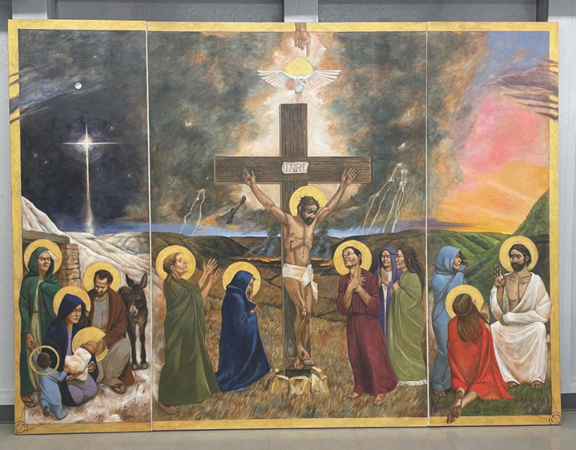 The altarpiece by Barbara Waterman-Peters