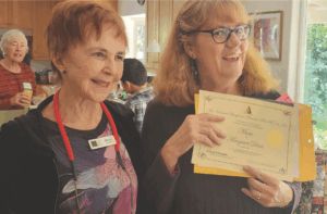 President Winnie Thompson and Margaret Davis