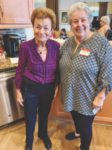 Boca Raton Branch President Brenda Dresslerand Phyllis Erlich