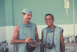 Capt. Sheldon Kushner,MD and Ned Jenkins, a Forward Air Patrol pilot.