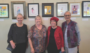 Santa Clara Rolayn Edwards, Luanna Leisure, Louise Webb & Dorothy Atkins Art